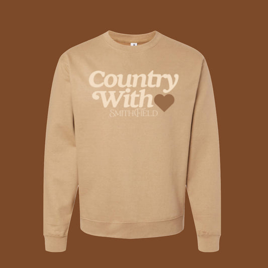 Smithfield "Country With Heart" Sweatshirt