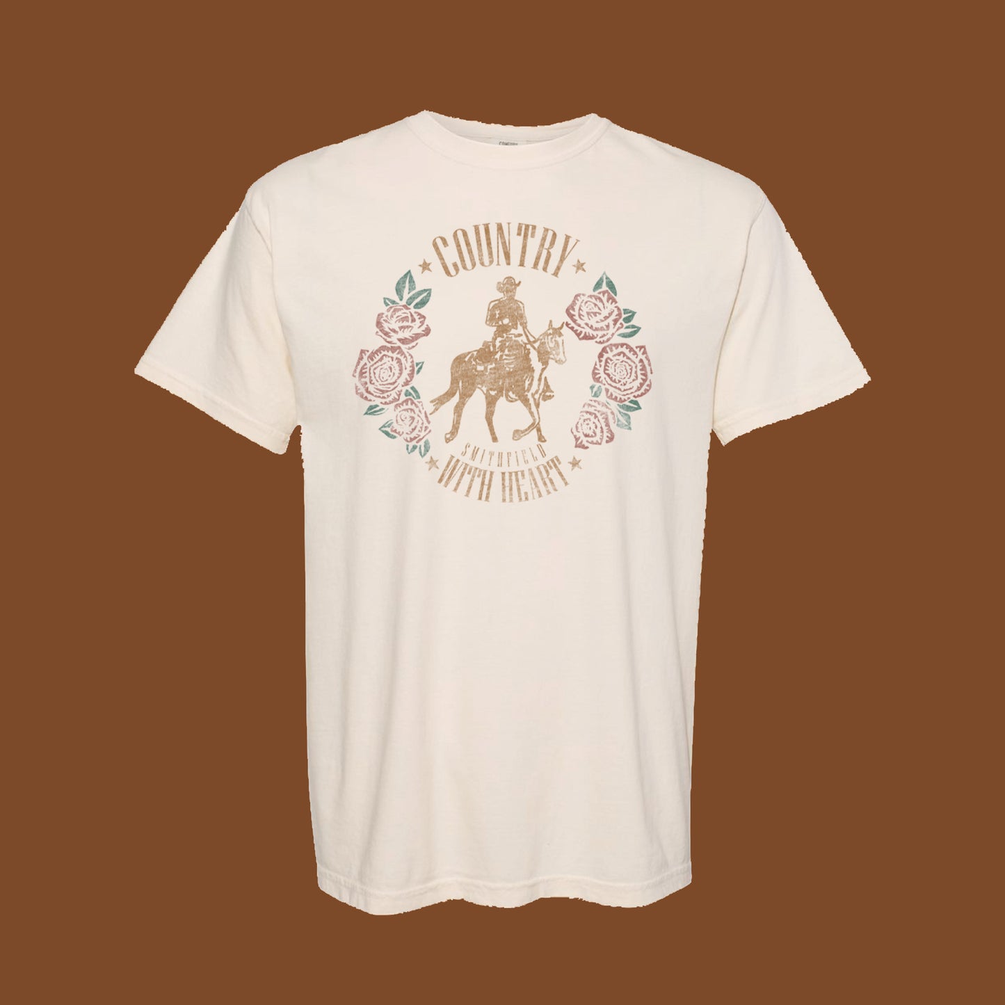 Smithfield Country With Heart Graphic T-Shirt